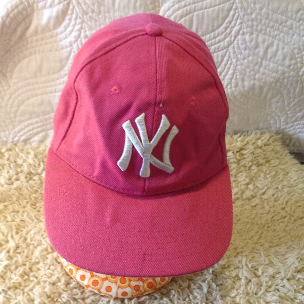 Pink NY Logo Baseball Cap - Women's Hat